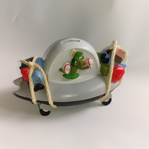 Marvin The Martian & K-9 "Happiness Is A Vacation" Coin Bank 1994 Warner… - Picture 4 of 5